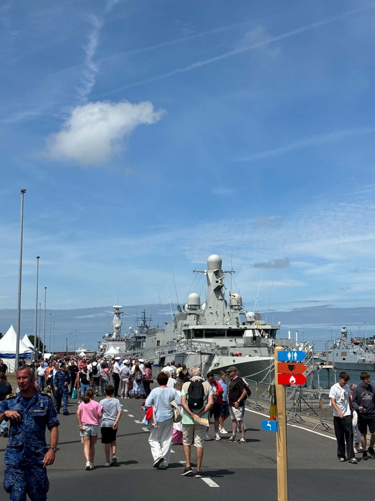 Okręty wojenne podczas Navy Days 2026